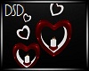 {DSD}Red Heart Candles 2