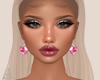 A| Pink Heart Earrings