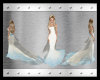Blue/White Wedding Dress