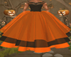 Orange Halloween Gown