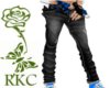 [RKC] Blue belt jeans
