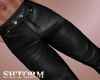 Black Leather Pant M