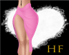 ^HF^ Pink Slit Skirt