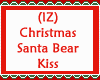 XMas Santa Bear Kiss