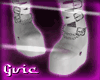 GVIC Metal White Boots