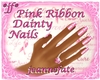 *jf* Pink Ribbon Dainty 