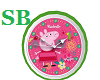 SB* Peppa Pig Wall Clock