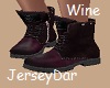 Burgundy Wine Trap Boots