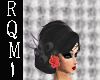 [RQM1] Black, rose, hair