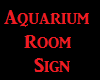 *S* Aquarium Room Sign