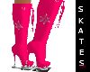 Pink  Heel Skates
