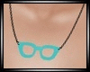 {D} Aqua Glasses Neck.