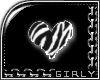 Zebra Heart Sticker