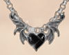 heart necklace w. wings