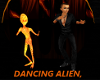 halloween dancing alien,