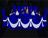 Blue White wedding Table