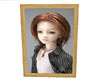 Framed Male Doll Picture