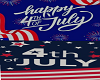 July 4th Dual Sided Sign