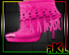 {RKL}Pink Fringe Heels 
