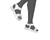 White Kids Sandals