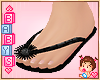 ✿ Kids Black Sandals