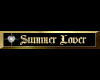 Summer Lover gold tag