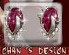 CsD earrings ruby