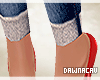 [DJ] Satin Red Pumps