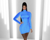{F} RLL Neve Blue Dress
