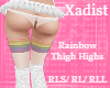 Rainbow Thigh-Highs RL