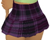 purple flannel skirt