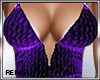 Purple Satin Dress RL(R)