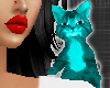 *Shoulder KittenTurquois