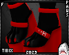 Claw Heels Red