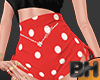 Red polka dots shorts