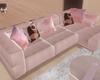 :3 White Tufted Couch