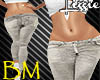 *L* BM Rock Jeans Silver