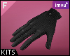 Black Leather Gloves F