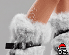 # Fluffy Boots - White