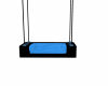 Blk/Blue Hanging chair
