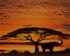 Elephant African Skies