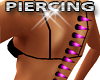 Pink Spike Back Piercing