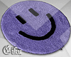 Purple Emoticon Rugs