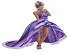 *Ney* Purple Halter Gown