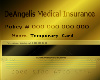 Gold Temp Insurance Card