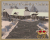 Winter Family Cabin Anim