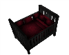 Blk/Red Baby Bed