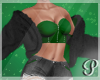 Aria Blk Green Jacket