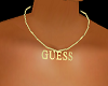 Guess gold necklace