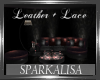 (SL) Leather & Lace Sofa